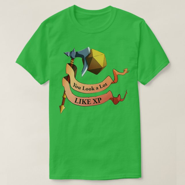 Du ser mycket ut som xp 2 t shirt (Design framsida)