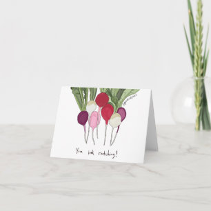 Du ser Radishing ut! Tack Kort