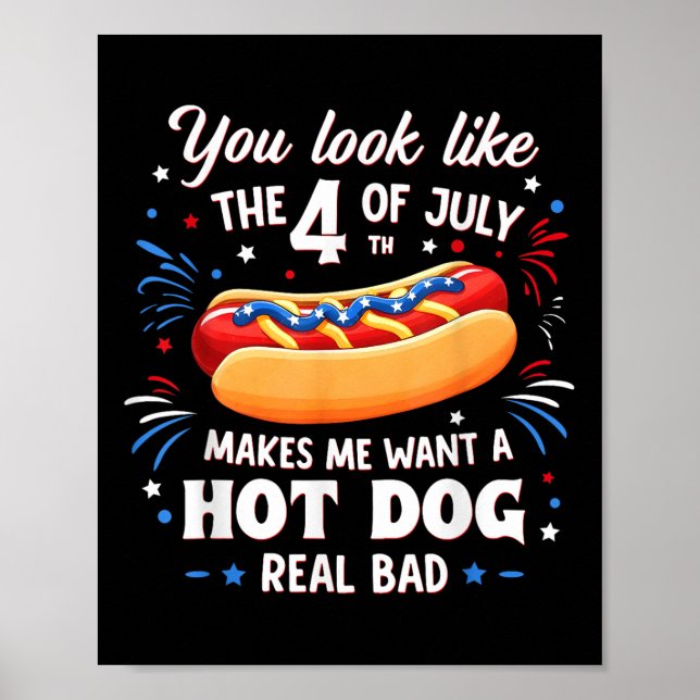Du ser ut som 4:e juli får mig att vilja ha varmko poster (Framsidan)