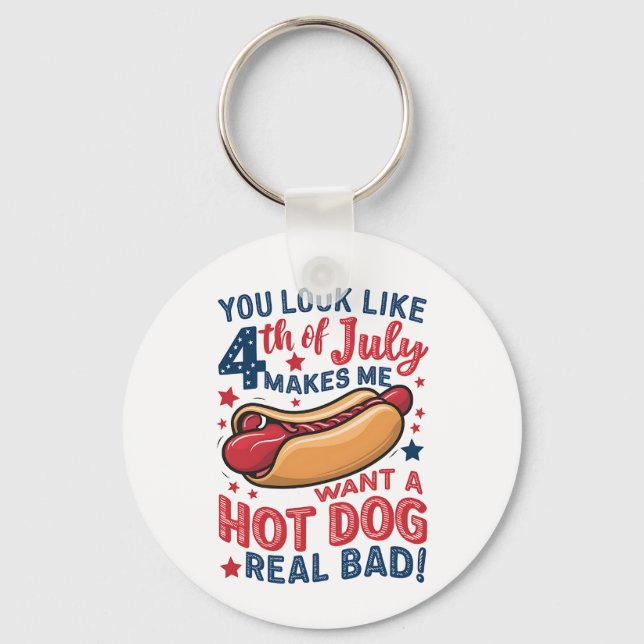 Du ser ut som 4:e juli... -....................... nyckelring (Framsida)