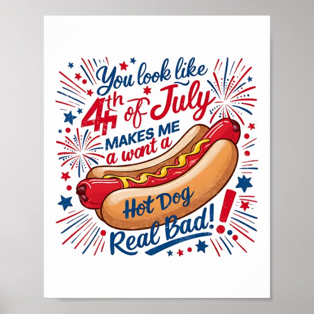 Du ser ut som! Den 4 juli får mig att vilja ha en  Poster (Framsidan)