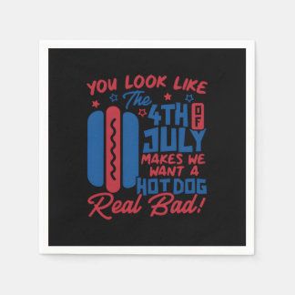 Du ser ut som den fjärde juli gör att jag vill ha  pappersservett