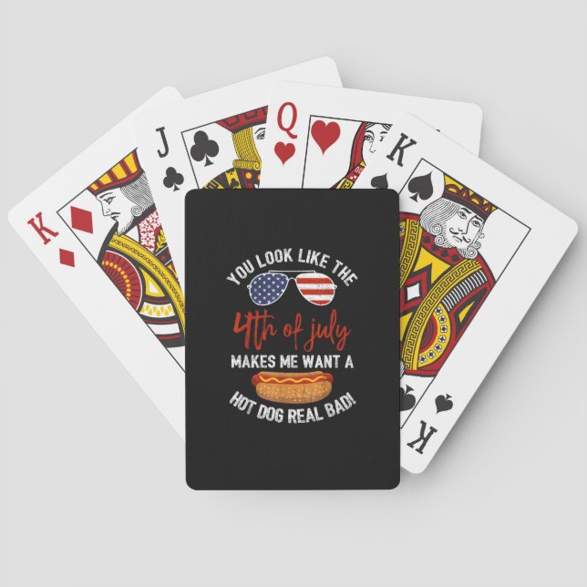 Du ser ut som den fjärde juli-patrioten casinokort (Baksidan)