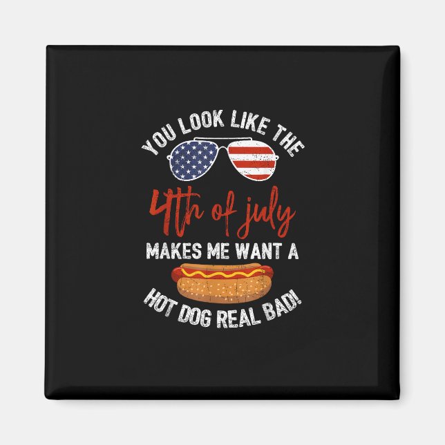 Du ser ut som den fjärde juli-patrioten magnet (Framsidan)