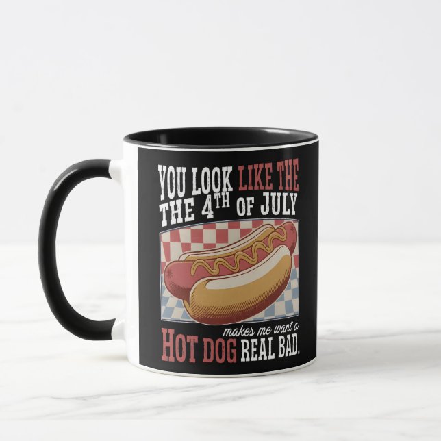 Du ser ut som den fjärde juli-sjukan... mugg (Vänster)