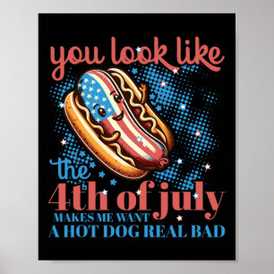 Du ser ut som Hund Patriotic Wo från Hetten den 4  Poster