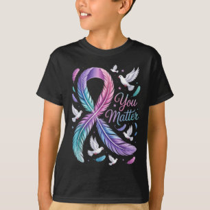 Du självmordsmedvetenhet bandduva Mental hälsa  T Shirt