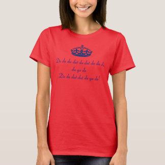Du ska är den tillbaka skjortan tee shirt