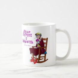 Du ska får min pekar! Granny Fuchsia, MN-serie Kaffemugg