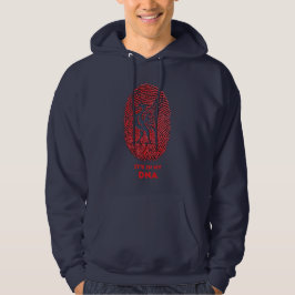 du ska går aldrig bara hoodie