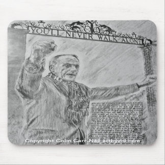 Du ska går aldrig ensamma Mousepad Colin Carr-Nall Musmatta