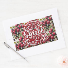 Du ska inte prova mig. rektangulärt klistermärke