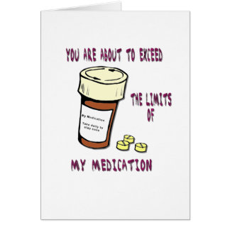 Du ska just att överskrida begränsar av min hälsningskort