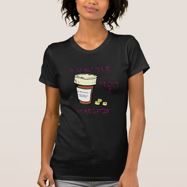 Du ska just att överskrida begränsar av min tee shirt (Framsida)