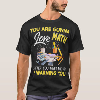 Du ska Kärlek Math After Funny Teacher Science T Shirt