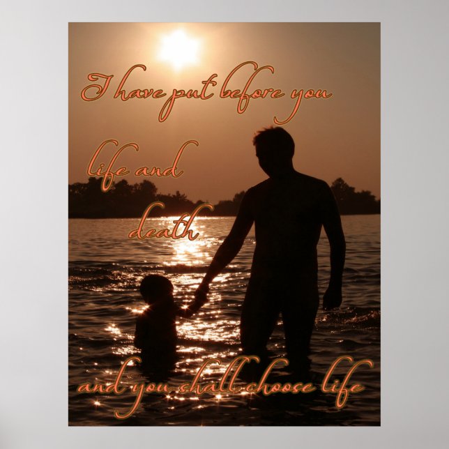 Du ska välja liv poster (Framsidan)