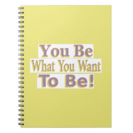 "Du ska vara!" Cute Design. Köp nu Anteckningsbok