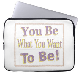 "Du ska vara!" Cute Design. Köp nu Laptop Fodral