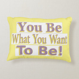 "Du ska vara!" Cute Design. Köp nu Prydnadskudde