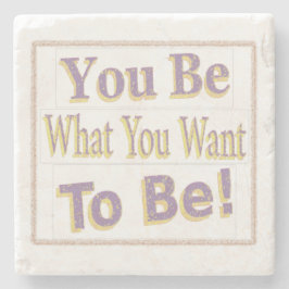 "Du ska vara!" Cute Design. Köp nu Stenunderlägg