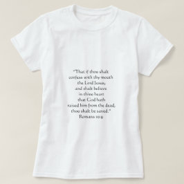 Du ska vara sparade sanningsromer 10:9   t shirt