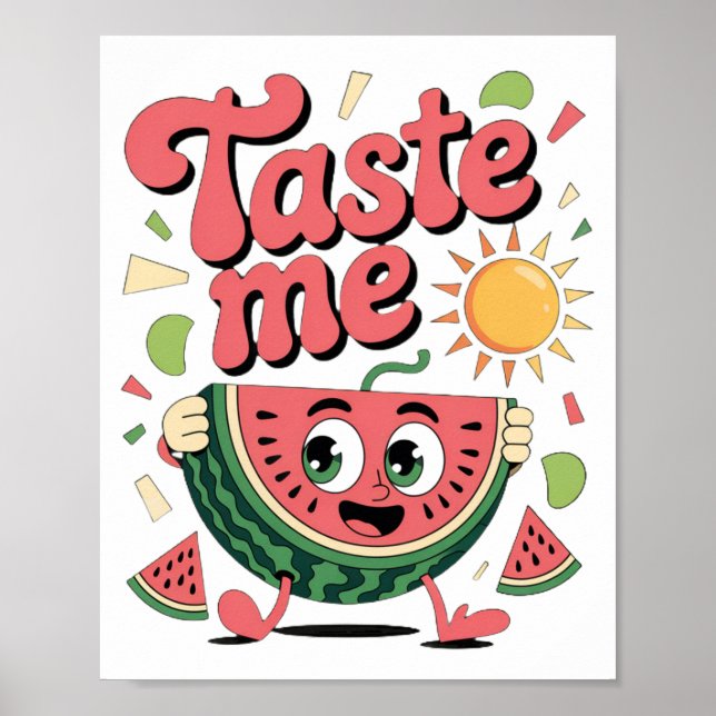 DU SKALL SMAKA PÅ DET! POSTER (Framsidan)