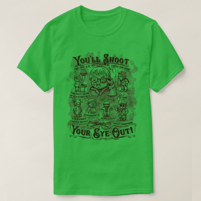 Du skjuter ut Öga 2 T Shirt (Design framsida)