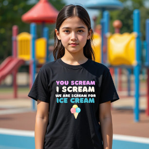 Du Skräm I Skräm for Ice Cream Funny Food T Shirt