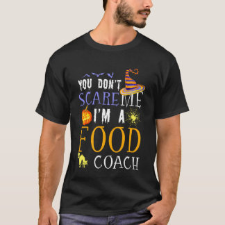 Du Skrämmer Inte Matcoach Halloween-sägelse Kul T Shirt