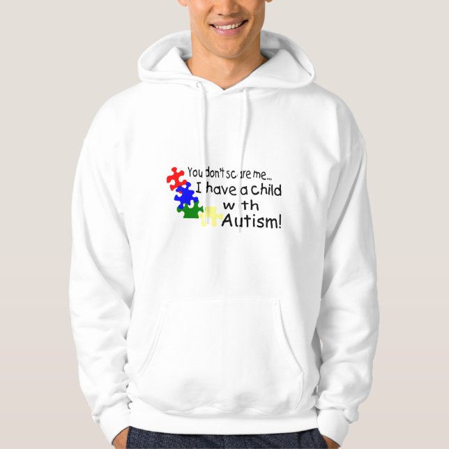 Du skrämmer inte mig som jag har ett barn med hoodie (Framsida)