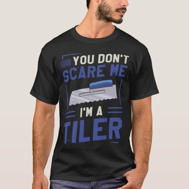 Du Skrämmer mig inte att jag är en värmebricka T Shirt (Framsida)