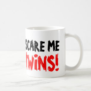 Du skrämmer mig inte att jag har twillingar kaffe kaffemugg