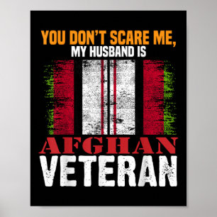 Du Skrämmer mig inte att mitt Make är afghanskt ve Poster