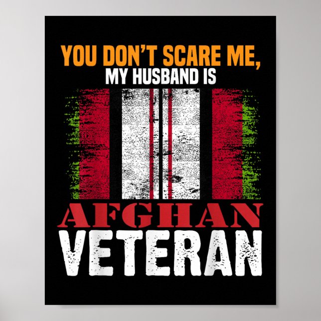 Du Skrämmer mig inte att mitt Make är afghanskt ve Poster (Framsidan)