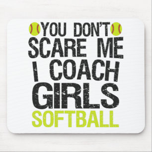 Du Skrämmer mig inte i Coach Girls Softball Musmatta