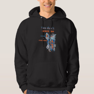 Du skrämmer mig inte Jag har en chihuahua hund Hoodie