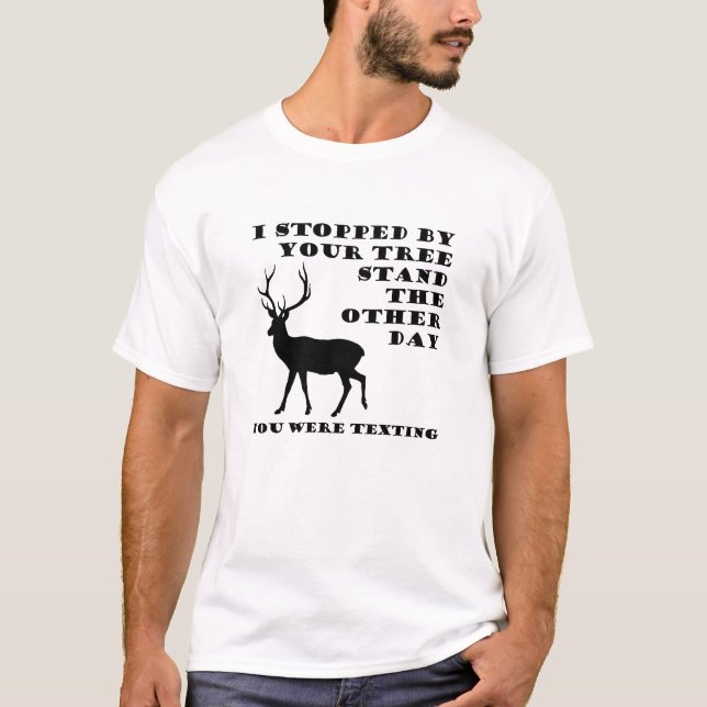 Du Skrev Roliga Jakt T-Shirt (Framsida)