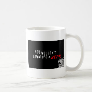 Du skulle inte nedladdning en björn - GeekShirts Kaffemugg