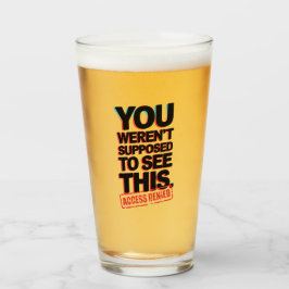 Du skulle inte se detta glaskopp