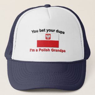 Du slå vad din dupa mig förmiddagen en polsk truckerkeps