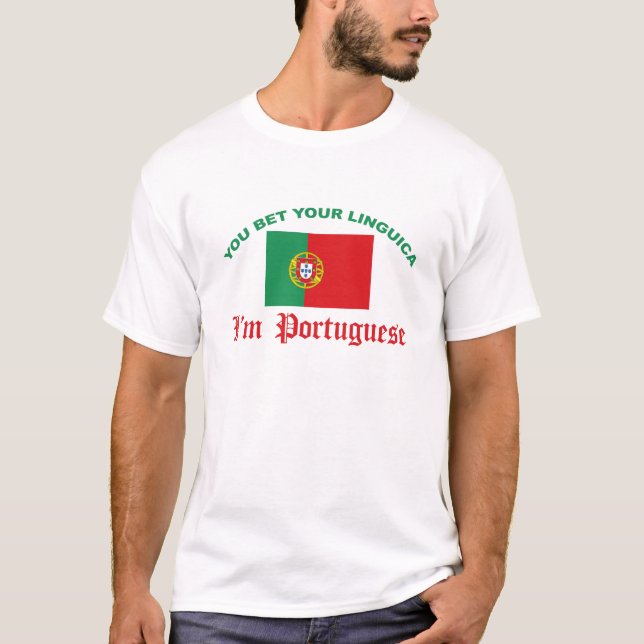 Du slå vad din Linguica Tee Shirt (Framsida)