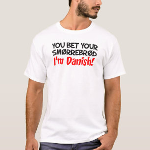 Du slå vad din Smorrebrod mig förmiddagdanska T Shirt