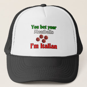 Du slå vad dina Meatballs mig förmiddagitalienar Truckerkeps
