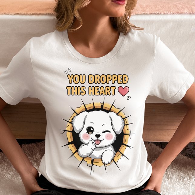 Du Slapp Ner Detta Hjärta Valp 💖 T Shirt (Skapare uppladdad)