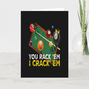 Du slår Em i sprick Em Billiard Bassäng Kort