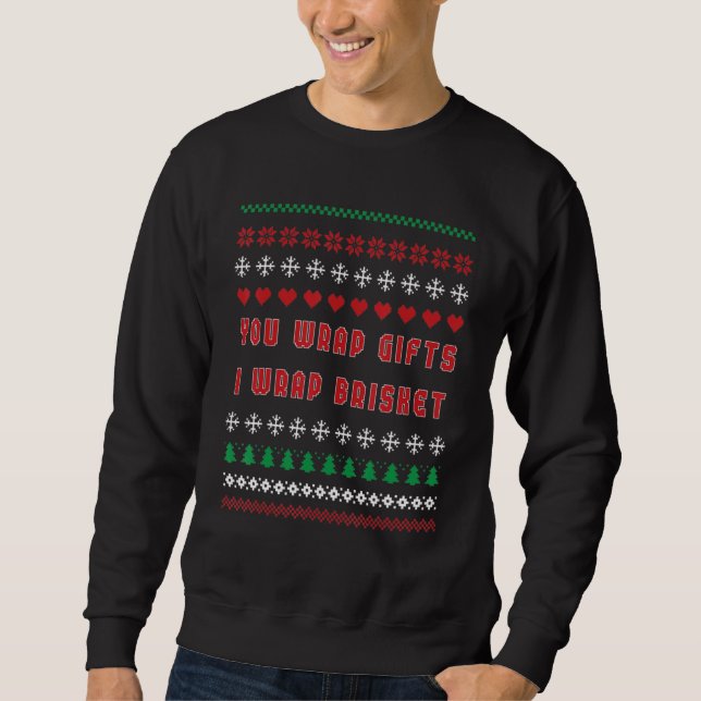 Du Slår In  Jag Slår In Bröstjul Lång Ärmad Tröja (Framsida)