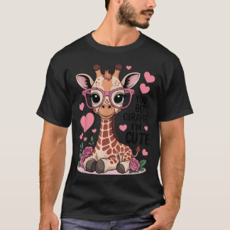 Du Slår Vad Giraff Jag Är Söt Roliga Djurföreninga T Shirt