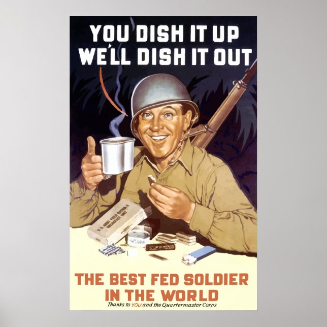 Du slukar upp den - WW2 Poster (Framsidan)