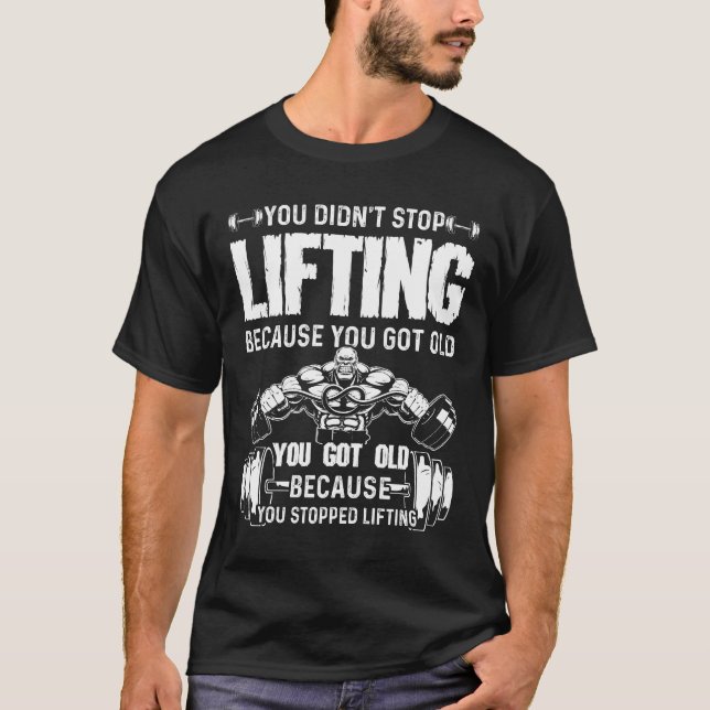 Du slutade inte att lyfta t shirt (Framsida)