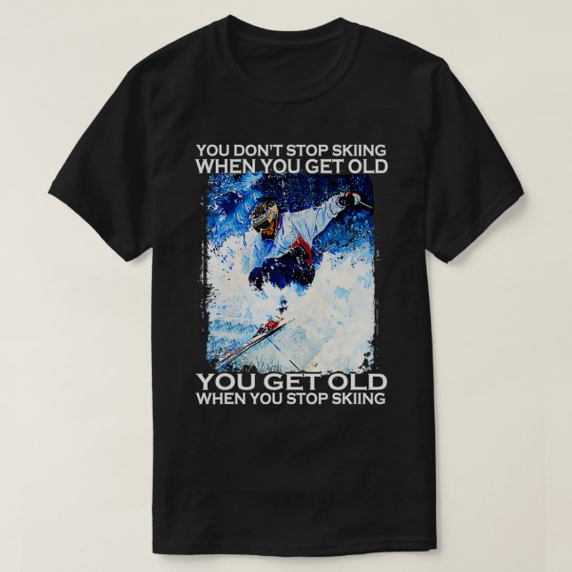 Du slutar inte att hoppas när du får gammalt Manar T Shirt (Design framsida)